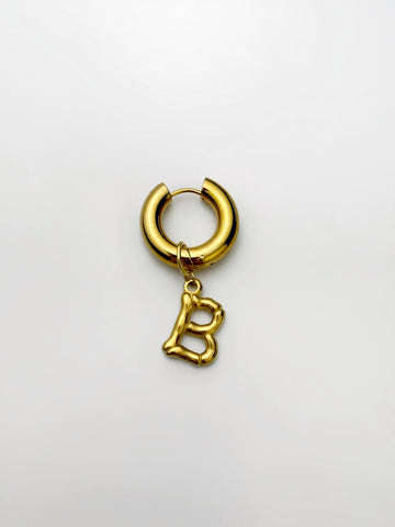 Pendentif "Lettre B" en métal