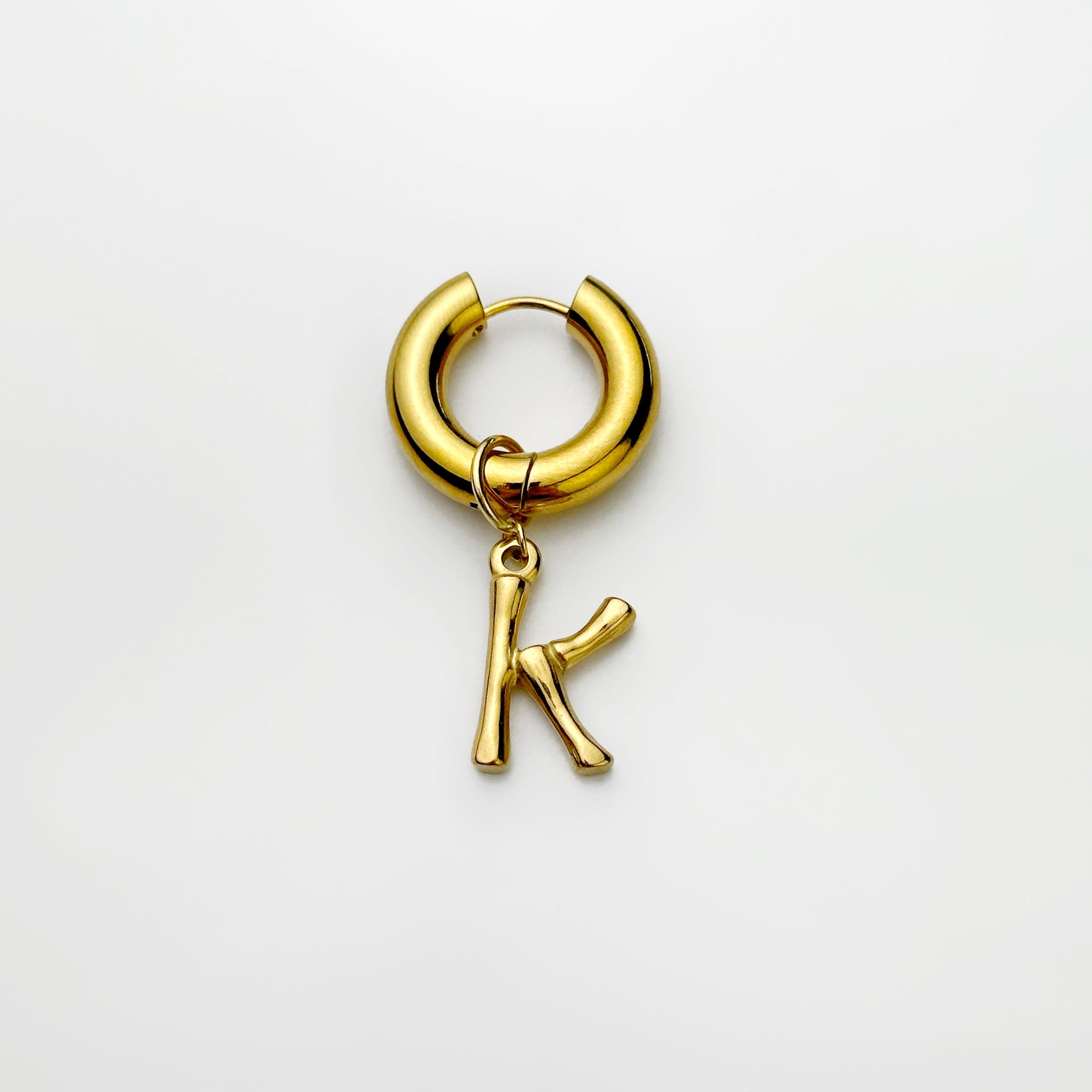 Pendant "Letter K" metal