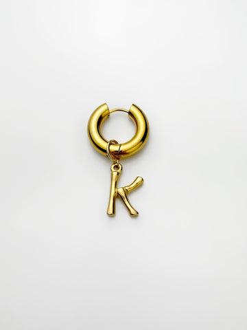 Pendant "Letter K" metal